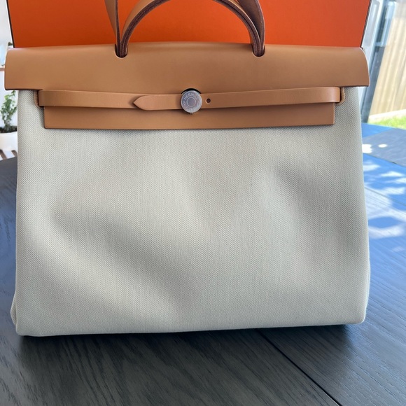 🔥 HERMES HERBAG 39” 🔥 Classic orange. - Picture 1 of 9